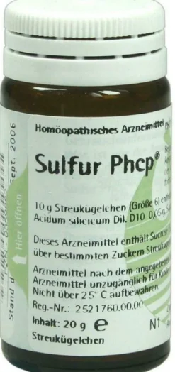 Sulfur Phcp Globuli 20 G