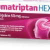 Sumatriptan Hexal bei Migräne 50 mg 2 Tabletten