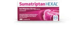 Sumatriptan Hexal bei Migräne 50 mg 2 Tabletten