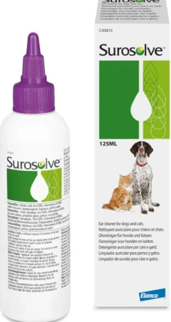 Surosolve Ohrreiniger Flüssig Für Hunde und Katzen 125 ml