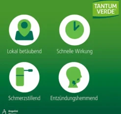 Tantum Verde 3 mg 20 Lutschtabletten mit Orange-Honiggeschmack
