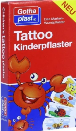 Tattoo Kinderpflaster 2,5 X 5,7 cm 8 Pflaster
