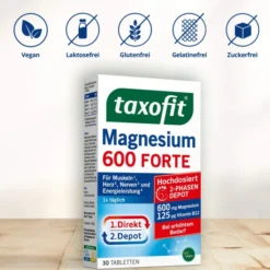 Taxofit Magnesium 600 Forte 2 Phasen Depot 30 Tabletten