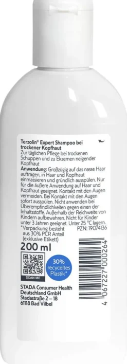 Terzolin Expert Shampoo bei trockener Kopfhaut 200 ml