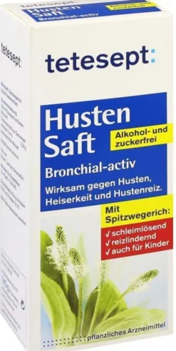 Tetesept Hustensaft Alkohol- und Zuckerfrei 140 G Lösung