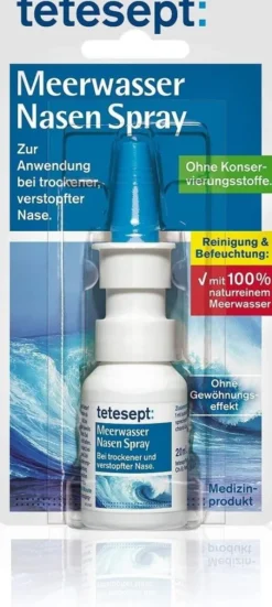 Tetesept Meerwasser Nasenspray 20 ml Spray