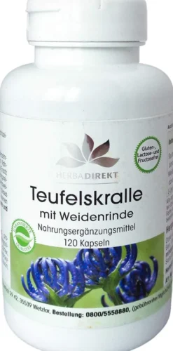 Teufelskralle Mit Weidenrinde 120 Kapseln