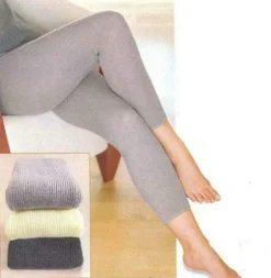 Thermo Leggings Einheitsgröße, grau