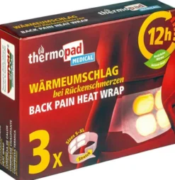 Thermopad Wärmeumschlag bei Rückenschmerzen 3 Stück