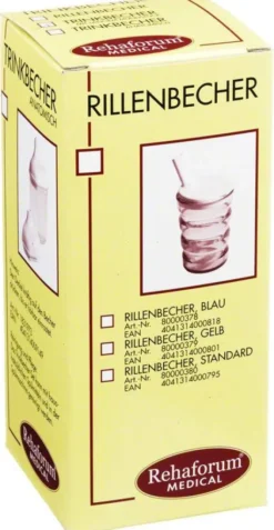 Trinkbecher Mit 2 Deckeln Blau 1 Stück
