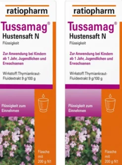 Tussamag Hustensaft N 2 x 200 g Saft