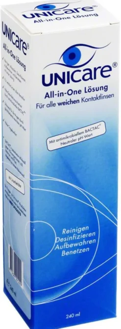 Unicare All in One Für Weiche Linsen 240 ml Lösung