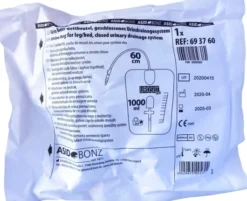 Urinbeutel Steril 24h 1 L 60 cm Schlauch