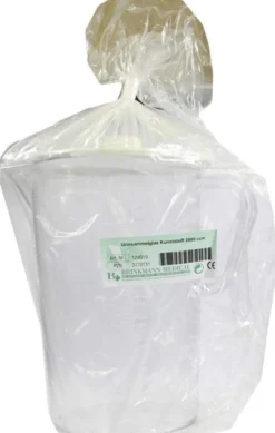 Urinsammelglas 2000ml Kunststoff Mit Deckel