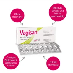 Vagisan Feuchtcreme Cremolum 16 Vaginalzäpfchen