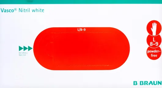 Vasco Nitril White Untersuchungshandschuhe Gr.L 100 Stück