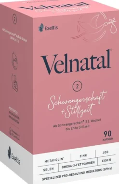 Velnatal Schwangerschaft + Stillzeit 90 Weichkapseln