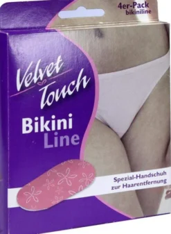 Velvet Touch Bikini Line 4er Pack Handschuhe