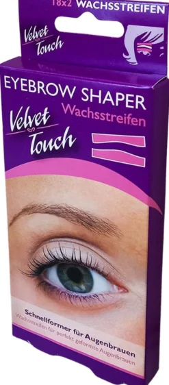 Velvet Touch Eyebrow Shaper Wachsstreifen Augenbrauen Entfernen
