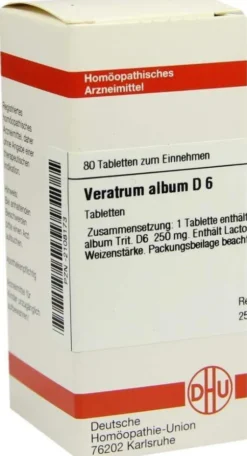 Veratrum Album D6 Dhu 80 Tabletten