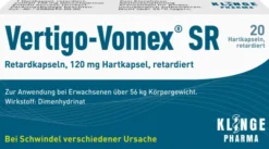 Vertigo Vomex SR 20 Retardkapseln