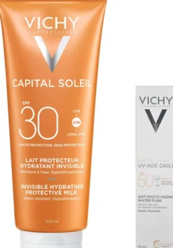 Vichy Capital Soleil mattierendes Sonnenfluid LSF 30 50 ml + gratis Vichy Capital Soleil UV-Age Daily LSF 50+ 15 ml