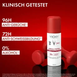 Vichy Deo Spray Aero 96h 125 ml