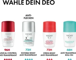 Vichy Deo Women Roll-on 72h Anti-Flecken 2 x 50 ml