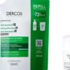 Vichy Dercos Anti-Schuppen Shampoo fettige Kopfhaut Nachfüllpack 390ml + gratis Vichy Deo Roll-on 50ml