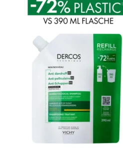 Vichy Dercos Anti-Schuppen Shampoo trockene Kopfhaut Nachfüllpack 390 ml