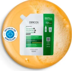 Vichy Dercos Anti-Schuppen Shampoo trockene Kopfhaut Nachfüllpack 390 ml