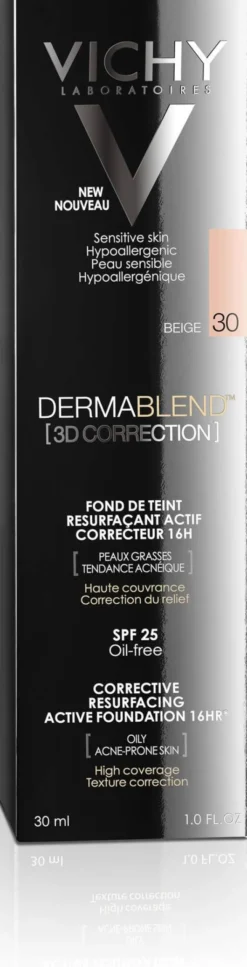 Vichy Dermablend 3d Make-Up 30 Beige 30 ml Creme