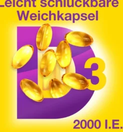 Vigantolvit 2000 I.E. Vitamin D3 60 Weichkapseln
