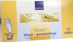 Vinyl Handschuhe Puderfrei Medium Blau 100 Stück