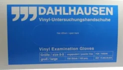 Vinyl Handschuhe Ungepudert Gr. L 100 Stück