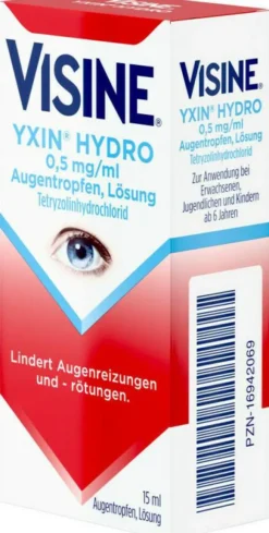 Visine Yxin Hydro 0,5 mg je ml Augentropfen 15 ml