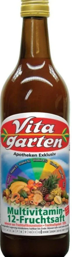 Vitagarten Multivitaminsaft 12 + 10 + 1 750 ml Saft