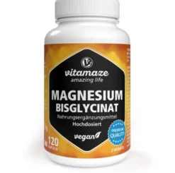 Vitamaze Magnesium Magnesiumbisclycinat 750 mg 120 Kapseln