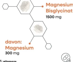 Vitamaze Magnesium Magnesiumbisclycinat 750 mg 120 Kapseln