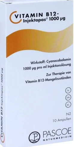 Vitamin B12 Injektopas 1000 µg 10 X 1 ml Injektionslösung