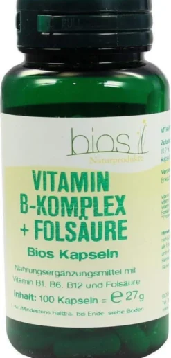 Vitamin B Komplex + Folsäure Bios Kapln