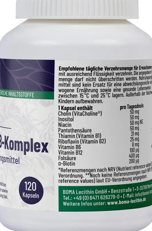 Vitamin B Komplex 120 Kapseln
