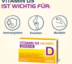 Vitamin D3 Hevert 2.000 I.E. 120 Tabletten