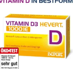 Vitamin D3 Hevert 1000 I.E. 100 Tabletten