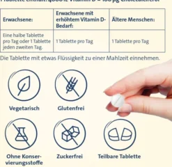 Vitamin D3 Hevert 4.000 I.E. 60 Tabletten