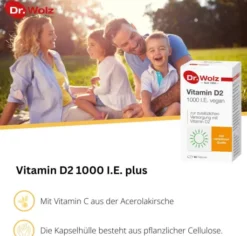 Vitamin D2 1000 I.E. Vegan 60 Kapseln