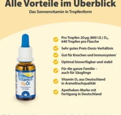 Vitamin D 3 Öl Dr.Jacob s Tropfen 20 ml