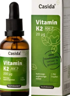 Vitamin K2 Mk-7 200 µg 50 ml Tropfen