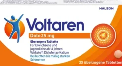 Voltaren Dolo 25 mg 20 überzogene Tabletten