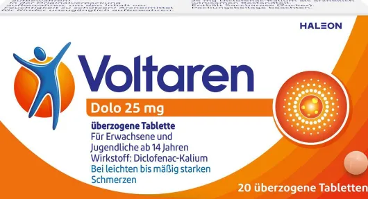 Voltaren Dolo 25 mg 20 überzogene Tabletten